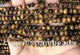 CTE2146 15.5 inches 5mm round yellow tiger eye beads wholesale