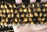 CTE2160 15.5 inches 10mm round yellow tiger eye gemstone beads