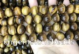 CTE2162 15.5 inches 14mm round yellow tiger eye gemstone beads