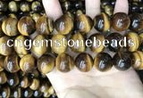 CTE2164 15.5 inches 18mm round yellow tiger eye gemstone beads