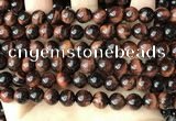 CTE2182 15.5 inches 8mm round red tiger eye gemstone beads