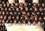 CTE2183 15.5 inches 10mm round red tiger eye gemstone beads