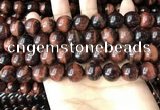CTE2185 15.5 inches 14mm round red tiger eye gemstone beads