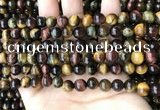 CTE2191 15.5 inches 6mm round mixed tiger eye beads wholesale