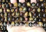 CTE2193 15.5 inches 10mm round mixed tiger eye beads wholesale