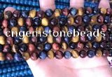 CTE2210 15.5 inches 6mm round colorful tiger eye beads wholesale