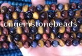 CTE2212 15.5 inches 10mm round colorful tiger eye beads wholesale