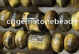 CTE2243 15.5 inches 4*6mm rondelle & 6*8mm tube yellow tiger eye beads