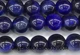 CTE2392 15 inches 4mm round blue tiger eye beads