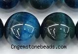 CTE2427 15 inches 12mm round blue tiger eye beads
