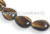 CTE27 12*16mm flat teardrop yellow tiger eye beads Wholesale