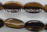 CTE302 15.5 inches 15*25mm oval yellow tiger eye gemstone beads