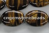 CTE303 15.5 inches 18*25mm oval yellow tiger eye gemstone beads