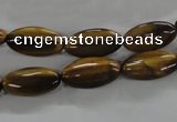 CTE304 15.5 inches 8*16mm marquise yellow tiger eye gemstone beads