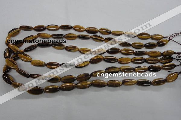 CTE304 15.5 inches 8*16mm marquise yellow tiger eye gemstone beads