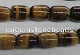 CTE329 15.5 inches 10*14mm drum yellow tiger eye gemstone beads