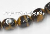 CTE33 15.5 inches 10*14mm freeform blue tiger eye beads wholesale