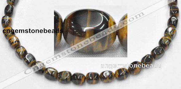 CTE33 15.5 inches 10*14mm freeform blue tiger eye beads wholesale