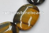 CTE40 15.5 inches 20*30mm oval blue tiger eye beads wholesale