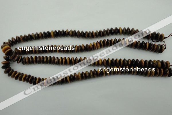 CTE436 15.5 inches 4*10mm rondelle yellow tiger eye beads wholesale