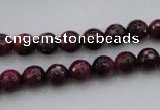 CTE472 15.5 inches 8mm faceted round red tiger eye beads wholesale