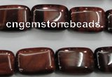 CTE56 15.5 inches 13*18mm rectangle red tiger eye gemstone beads