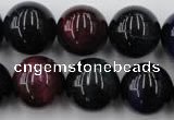 CTE597 15.5 inches 18mm round colorful tiger eye beads wholesale