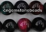 CTE598 15.5 inches 20mm round colorful tiger eye beads wholesale