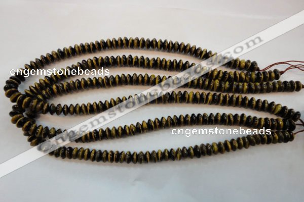 CTE601 15.5 inches 5*8mm rondelle yellow tiger eye beads wholesale