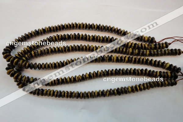 CTE601 15.5 inches 5*8mm rondelle yellow tiger eye beads wholesale