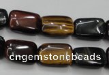 CTE64 15.5 inches 13*18mm rectangle mixed tiger eye gemstone beads