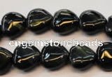 CTE650 15.5 inches 16*16mm heart blue tiger eye beads wholesale