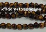 CTE751 15.5 inches 6mm faceted round yellow tiger eye beads wholesale