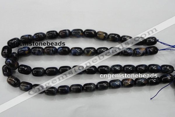 CTE79 15.5 inches 11*15mm drum blue tiger eye gemstone beads