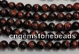 CTE83 15.5 inches 6mm round red tiger eye gemstone beads