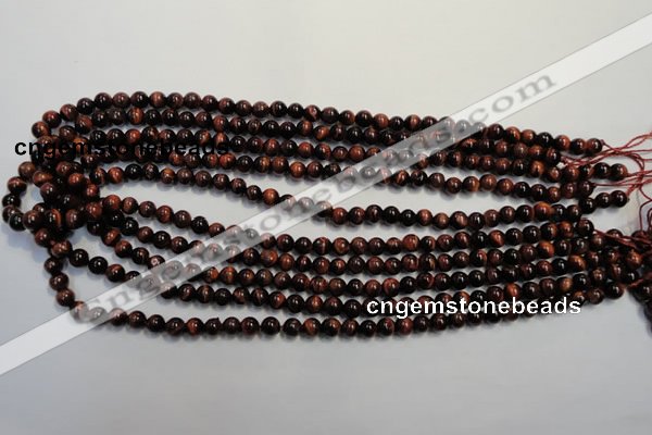 CTE83 15.5 inches 6mm round red tiger eye gemstone beads