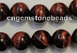 CTE87 15.5 inches 14mm round red tiger eye gemstone beads