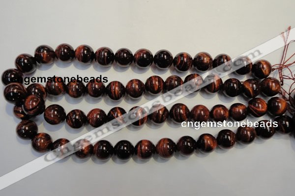 CTE87 15.5 inches 14mm round red tiger eye gemstone beads