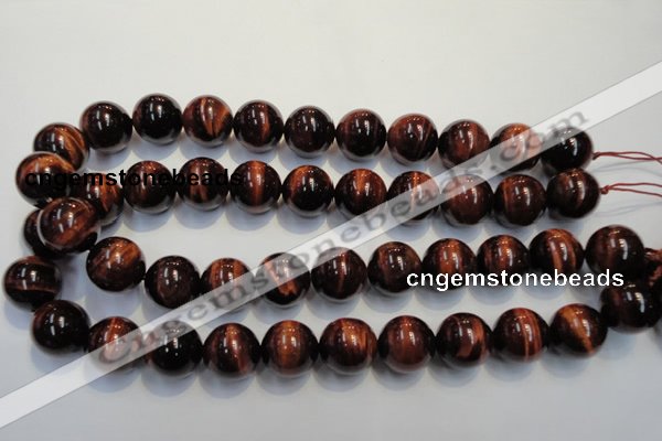 CTE89 15.5 inches 18mm round red tiger eye gemstone beads