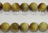 CTE903 15.5 inches 10mm faceted round golden tiger eye beads