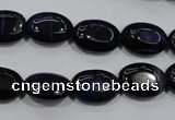 CTE951 15.5 inches 10*14mm oval dyed blue tiger eye beads wholesale