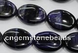 CTE954 15.5 inches 15*20mm oval dyed blue tiger eye beads wholesale