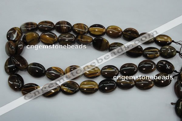 CTE98 15.5 inches 15*20mm oval yellow tiger eye beads wholesale