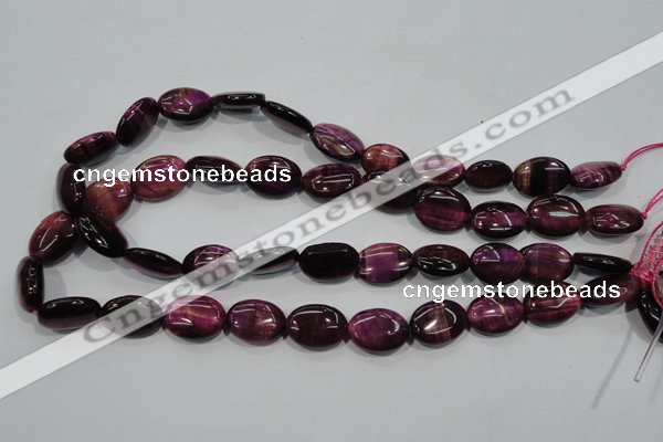 CTE995 15.5 inches 13*18mm oval dyed red tiger eye beads wholesale