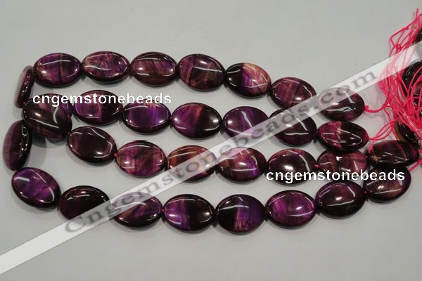 CTE997 15.5 inches 18*25mm oval dyed red tiger eye beads wholesale