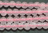 CTG07 15.5 inches 3mm round tiny rose quartz beads wholesale