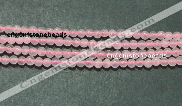 CTG07 15.5 inches 3mm round tiny rose quartz beads wholesale