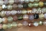 CTG1009 15.5 inches 2mm faceted round tiny Indian agate beads