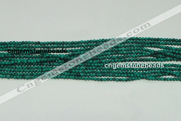 CTG101 15.5 inches 2mm round tiny synthetic malachite beads wholesale