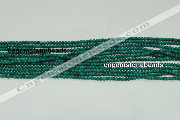 CTG101 15.5 inches 2mm round tiny synthetic malachite beads wholesale